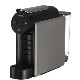 Delta Cafetera de Cápsulas Mini Qool, MINI QOOL CINZA, Gris, Automática, Multibebidas, 19 Bar